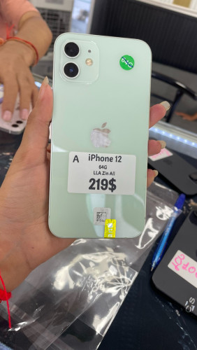 iPhone 12 ក្រេតA សំណុំសុីន តម្លៃសមរម្យ ថ្មនៅល្អ តេឡេក្រាម