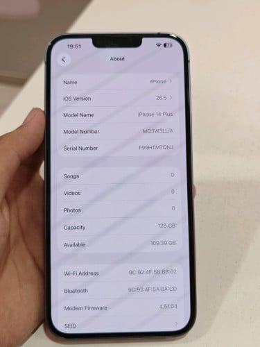 iPhone 14 Plus សំណុំណែន LL/A