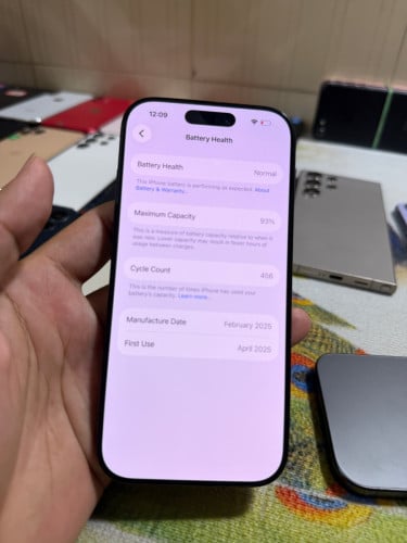 iPhone 16 pro 128G សំណុំសុីនណែន 570$