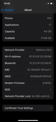 iPhone X 64G