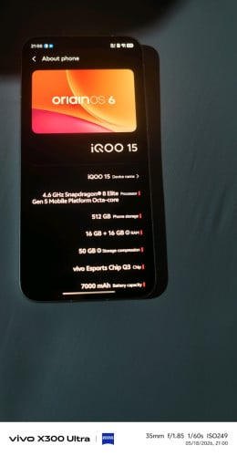 Iqoo 15 16GB 512GB 99%