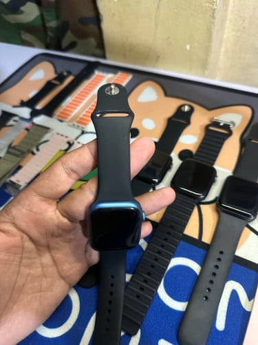 Iwatch s7 45mm ពណ៌  blue