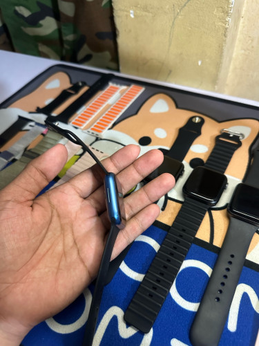 Iwatch s7 45mm ពណ៌  blue
