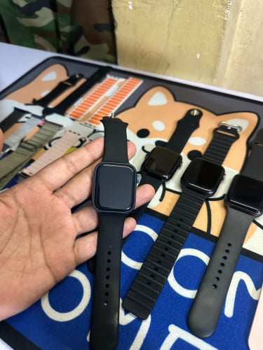 Iwatch s7 45mm ពណ៌  blue