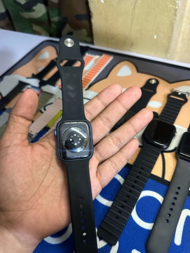 Iwatch s7 45mm ពណ៌  blue