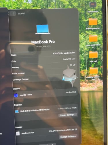 Macbook Pro M3 Max 36GB 1TB 14C-30C