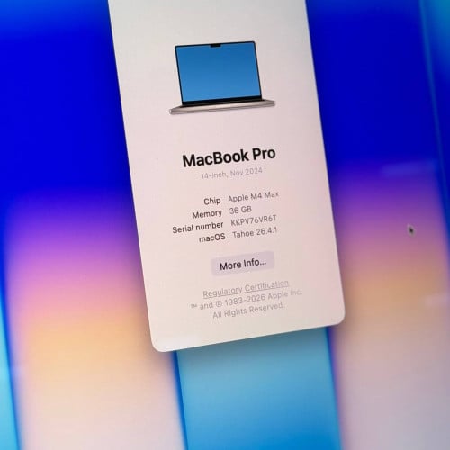MacBook Pro M4 Max, 36GB, 1TB Condition 99% (Use Like new)