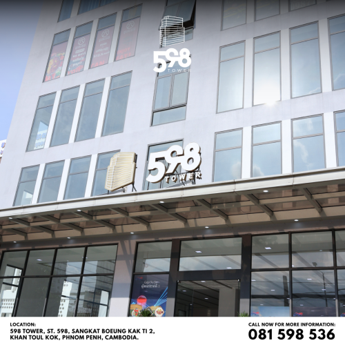 Modern Office Space for Rent | 598 Tower | Toul Kork, Phnom Penh