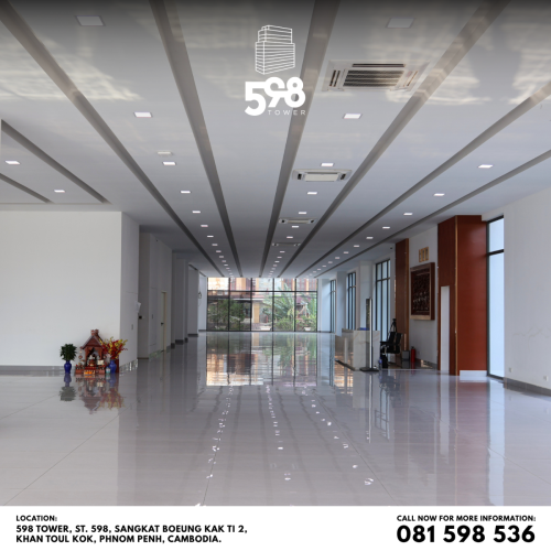 Modern Office Space for Rent | 598 Tower | Toul Kork, Phnom Penh
