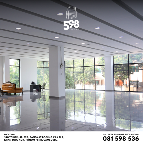 Modern Office Space for Rent | 598 Tower | Toul Kork, Phnom Penh