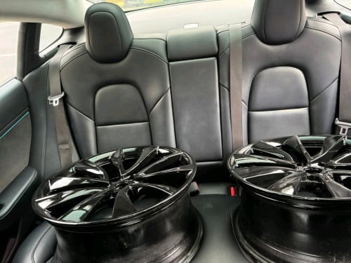 Rim Tesla model 3 19" original 💯 មិនបោល មិនវៀច នៅស្អាត