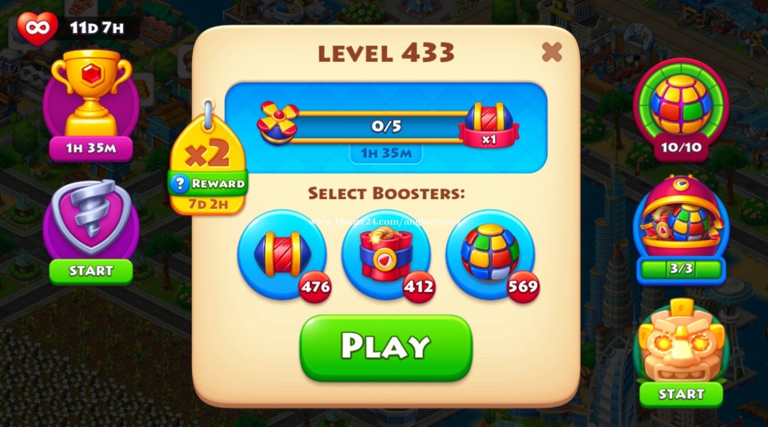Township Match-3 Game Top up Services
