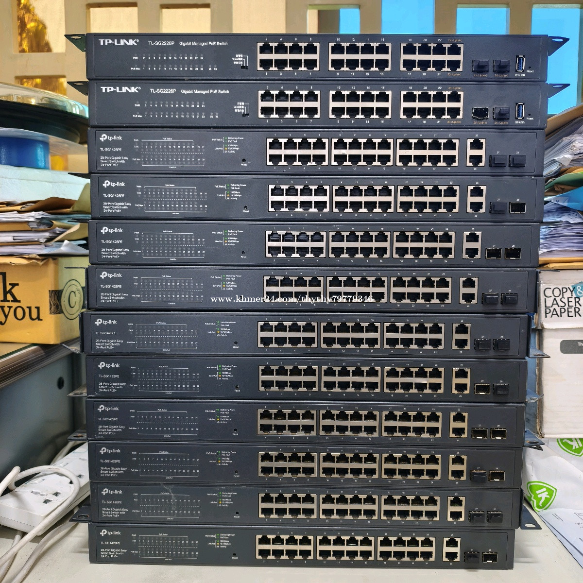 PoE Switch Gigabit 24 Ports