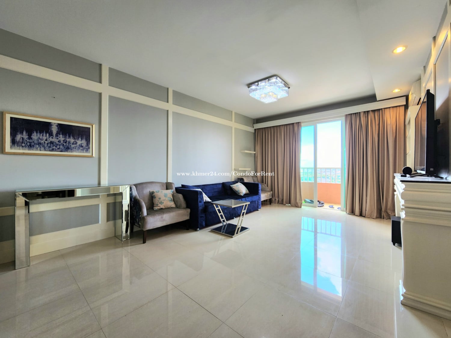 Rose Condo 2 Bedrooms for rent high floor