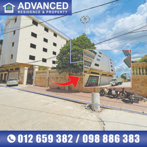 (English Below) 🏘 អគារ (កែង)  សម្រាប់ជួល នៅជិតផ្លូវជាតិលេខ21 (កូដ៖ A05-085104)