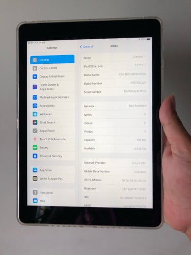លក់iPad 6th(gannragtion) សាណុំសុីន ស្កេន Sim+Wi-Fi ស្អាត98%