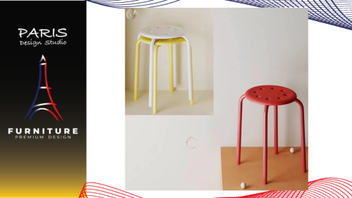 " Paris Design Studio " Beautiful chair stool high quality .