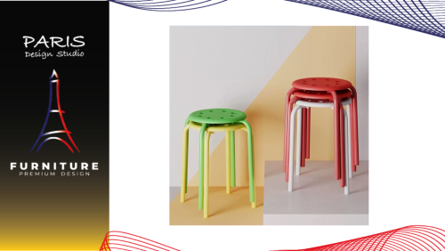 " Paris Design Studio " Beautiful chair stool high quality .
