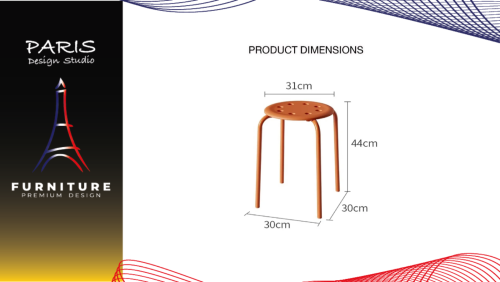 " Paris Design Studio " Beautiful chair stool high quality .
