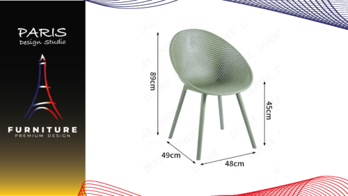" Paris Design Studio " beautiful modern style chair.