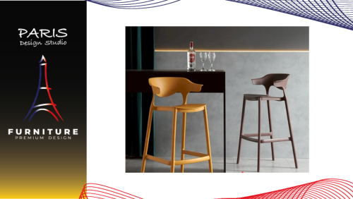 " Paris Design Studio " Chair, modern style bar chair.