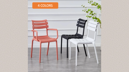 " Paris Design Studio " Dining chair with backrest.