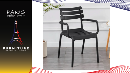 " Paris Design Studio " Dining chair with backrest.