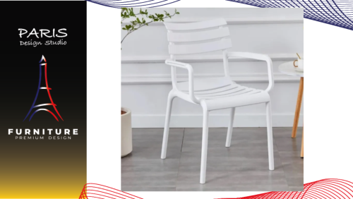 " Paris Design Studio " Dining chair with backrest.