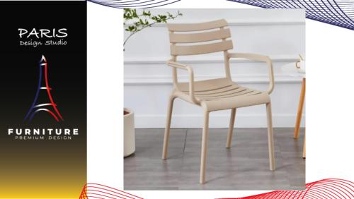" Paris Design Studio " Dining chair with backrest.