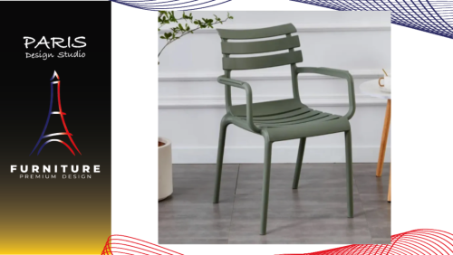 " Paris Design Studio " Dining chair with backrest.