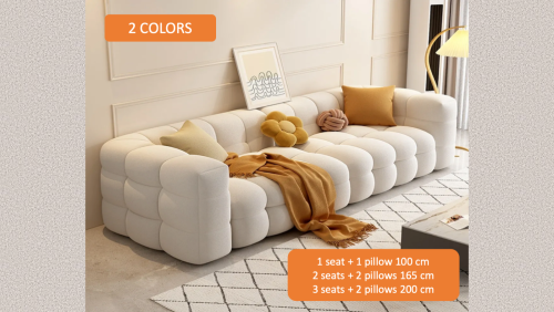 " Paris Design Studio " Korean sofa, 3D design, curved shape.