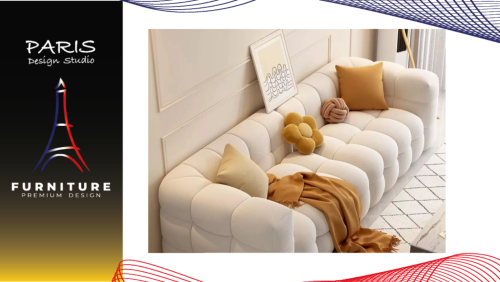 " Paris Design Studio " Korean sofa, 3D design, curved shape.