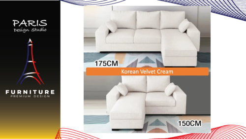 " Paris Design Studio " L-shaped sofa, corner sofa.