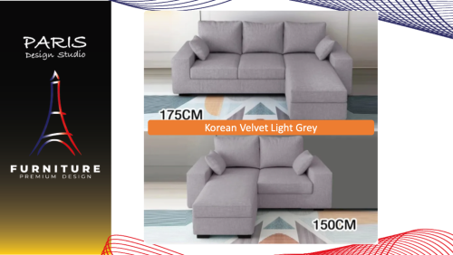 " Paris Design Studio " L-shaped sofa, corner sofa.