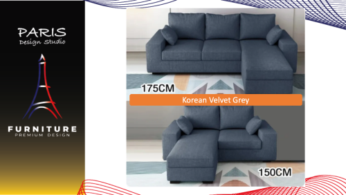" Paris Design Studio " L-shaped sofa, corner sofa.