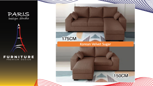 " Paris Design Studio " L-shaped sofa, corner sofa.