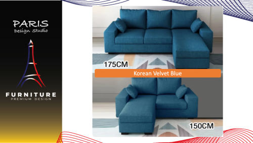 " Paris Design Studio " L-shaped sofa, corner sofa.