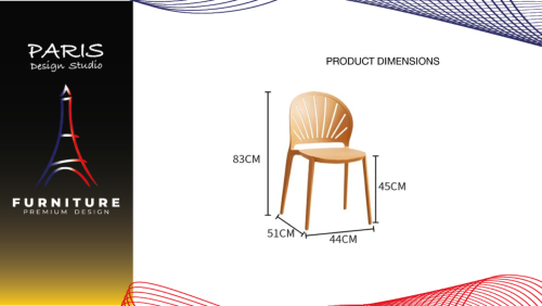 " Paros Design Studio " Modern chair, dining chair, work chair,