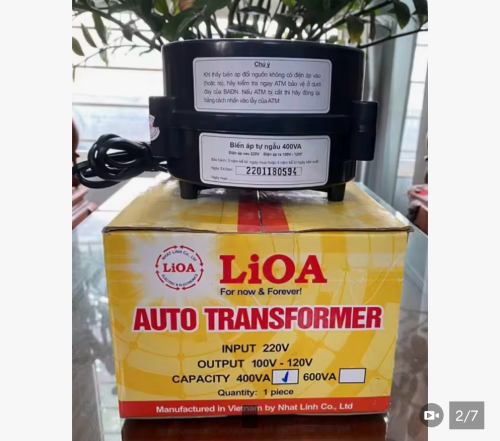 220v to 100v-120v power transformer