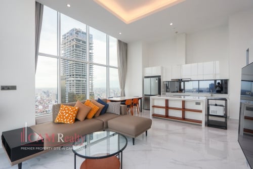 38th Floor 3 Bedrooms Penthouse For Rent at J Tower 2 | BKK1