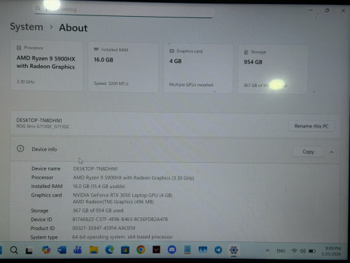 Asus Rog Strix Ryzen 9