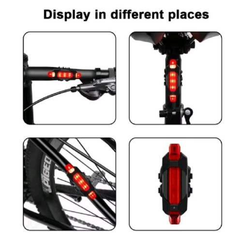 Back red light for bicycle
