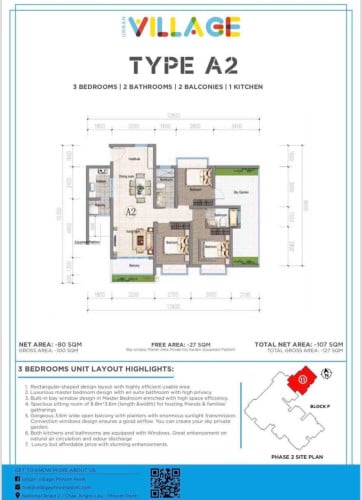 Big 3bedroom High Floor