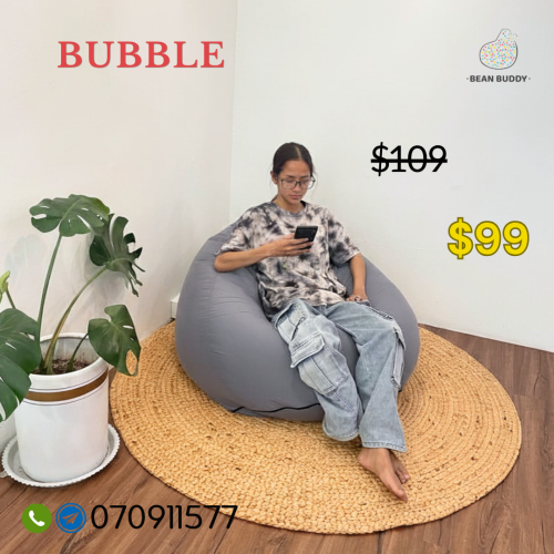 Bubble Bean Bag សាឡុងអង្គុយគ្រាប់ស្នោ