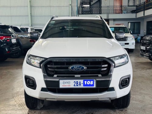 Ford Ranger 2019Wildtrak full option ចូលតាមក្រុមហ៊ុនfordឆ្វេងសុីន
