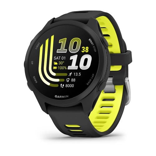 Forerunner® 170Black with Black/Amp Yellow Band