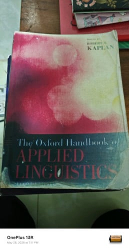 លក់សៀវភៅ Cambridge book និង Oxford Handbook of APPLIED LINGUISTICS
