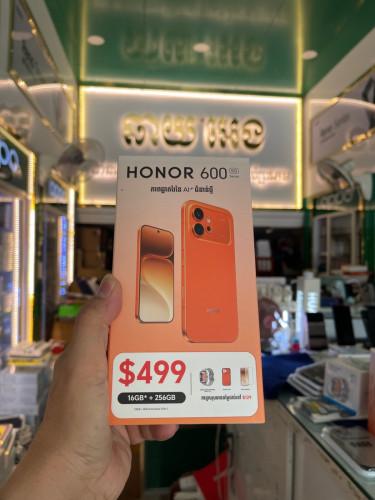 Honor 600 Pro5G Ram12G+16G/256G ថ្មីប្រអប់ធានាក្រុមហ៊ុន1ឆ្នាំលក់តម្លៃមហាពិសេសជូន