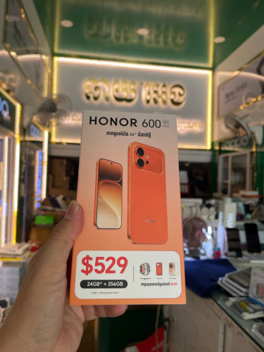 Honor 600 Pro5G Ram12G+16G/256G ថ្មីប្រអប់ធានាក្រុមហ៊ុន1ឆ្នាំលក់តម្លៃមហាពិសេសជូន
