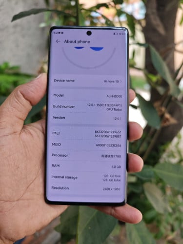 Huawei Nova10 8g/128g_CH(វៃដូរបាន)👉$110